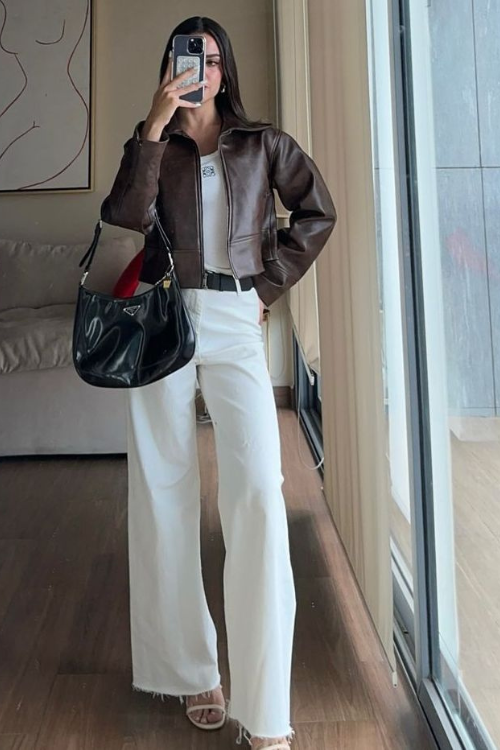 20 Brown Leather Jacket Outfits Cooler Than Any Black One You Own 20 Brown Leather Jacket Outfits Cooler Than Any Black One You Own