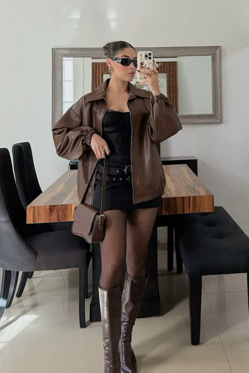 20 Brown Leather Jacket Outfits Cooler Than Any Black One You Own 20 Brown Leather Jacket Outfits Cooler Than Any Black One You Own