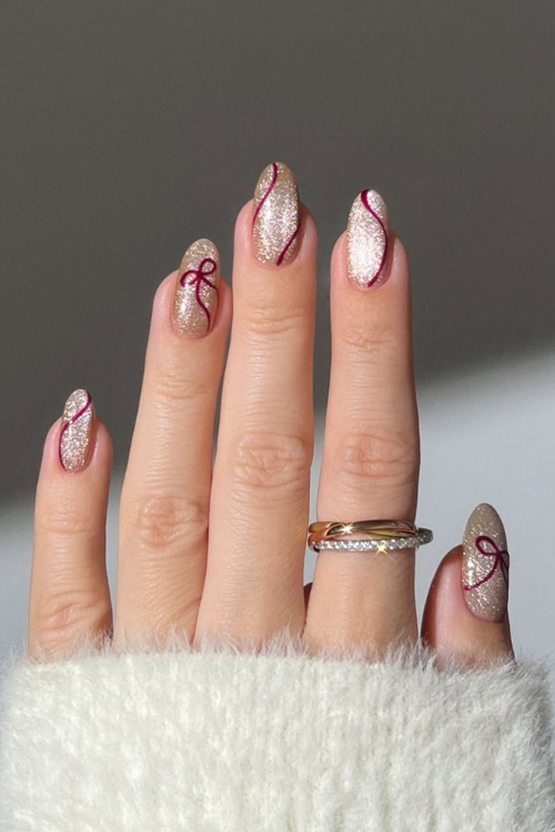 22 Red Christmas Nails So Hot They Outshine Rudolph’s Nose