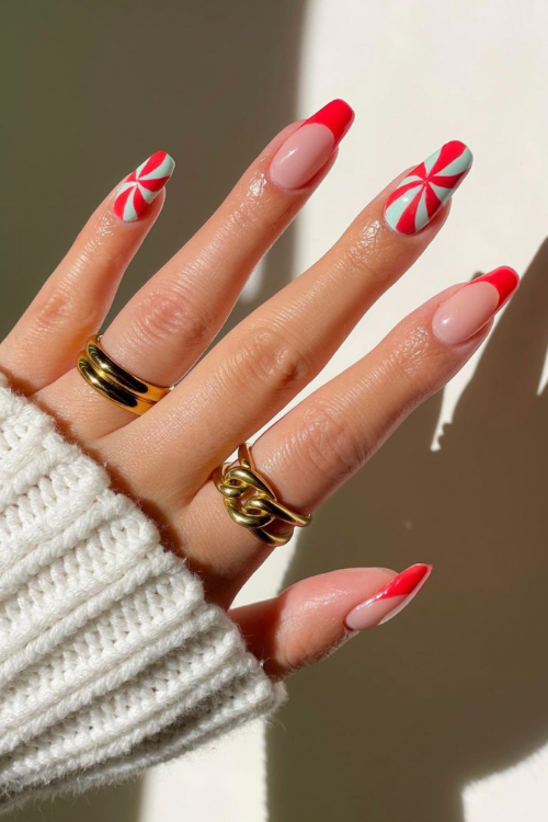 22 Red Christmas Nails So Hot They Outshine Rudolph’s Nose