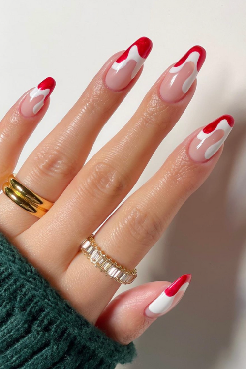 22 Red Christmas Nails So Hot They Outshine Rudolph’s Nose