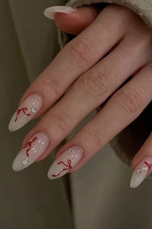 22 Red Christmas Nails So Hot They Outshine Rudolph’s Nose