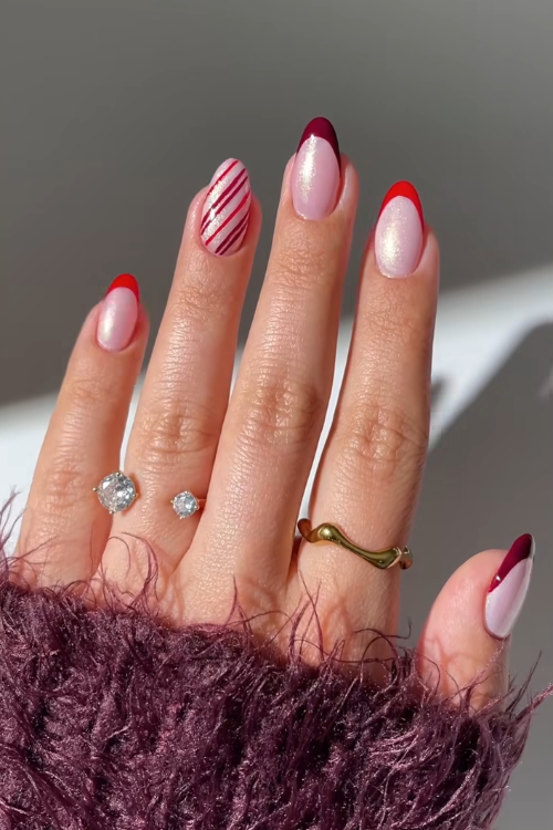 21 Simple Christmas Nails for Girls Who Like Pretty Without the Drama 21 Simple Christmas Nails for Girls Who Like Pretty Without the Drama