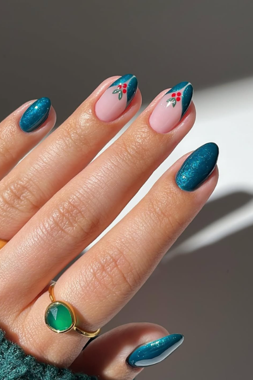 21 Simple Christmas Nails for Girls Who Like Pretty Without the Drama 21 Simple Christmas Nails for Girls Who Like Pretty Without the Drama