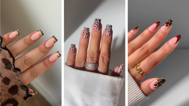 leopard nails