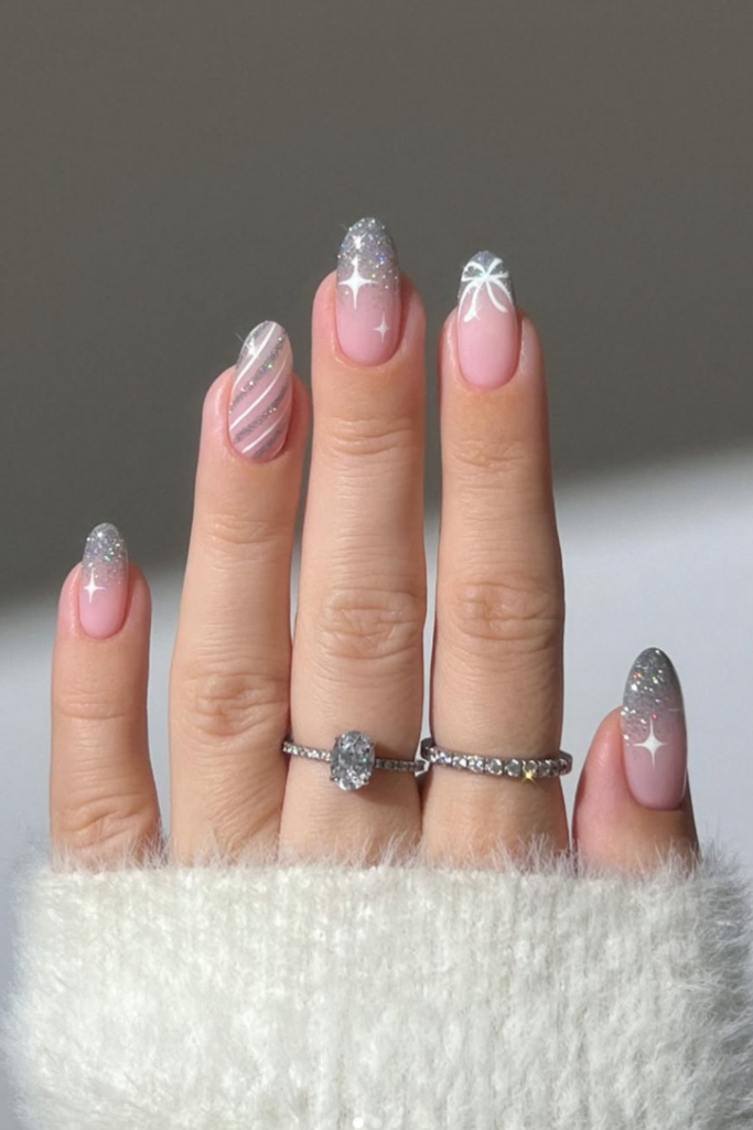 Santa Called—He Wants These 22 Pink Christmas Nails on the Nice List Santa Called—He Wants These 22 Pink Christmas Nails on the Nice List