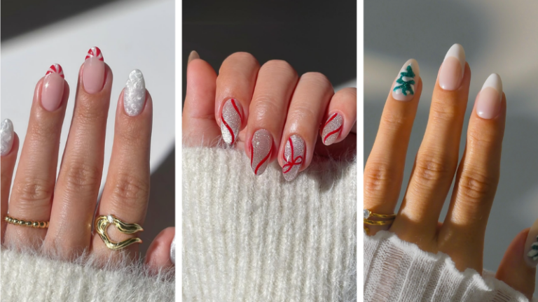 simple christmas nails