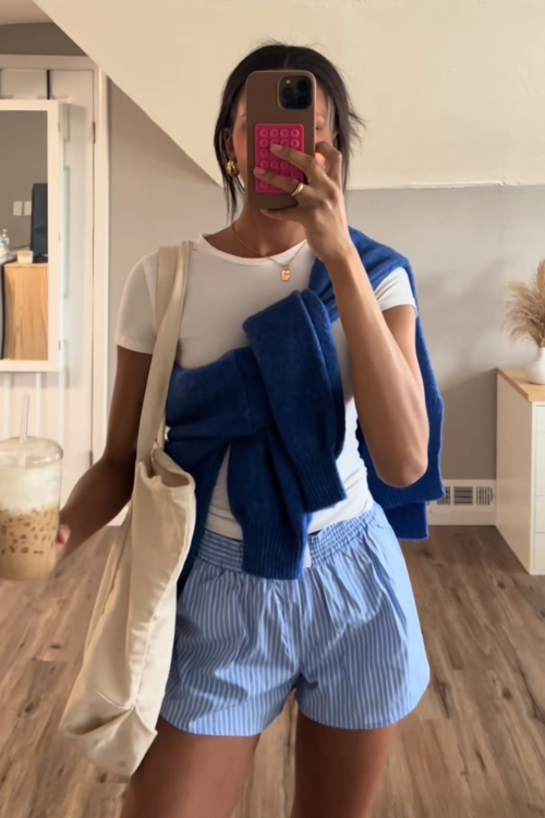 31 Cute Boxer Shorts Outfits Every Cool Girl Is Pinning Right Now 31 Cute Boxer Shorts Outfits Every Cool Girl Is Pinning Right Now