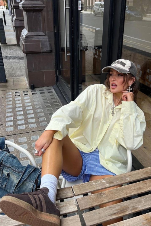 31 Cute Boxer Shorts Outfits Every Cool Girl Is Pinning Right Now 31 Cute Boxer Shorts Outfits Every Cool Girl Is Pinning Right Now