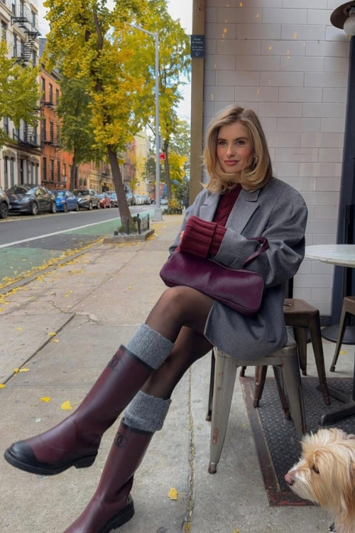10 Burgundy Boots Outfits That Are Trendier Than Black Right Now 10 Burgundy Boots Outfits That Are Trendier Than Black Right Now