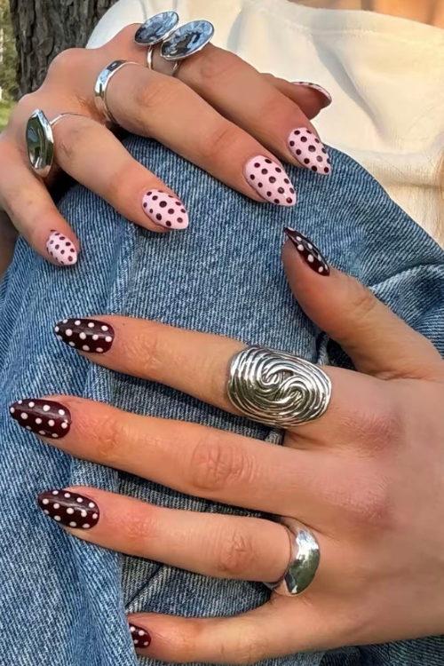 33 Polka Dot Nails That Make You Forget About French Tips 33 Polka Dot Nails That Make You Forget About French Tips