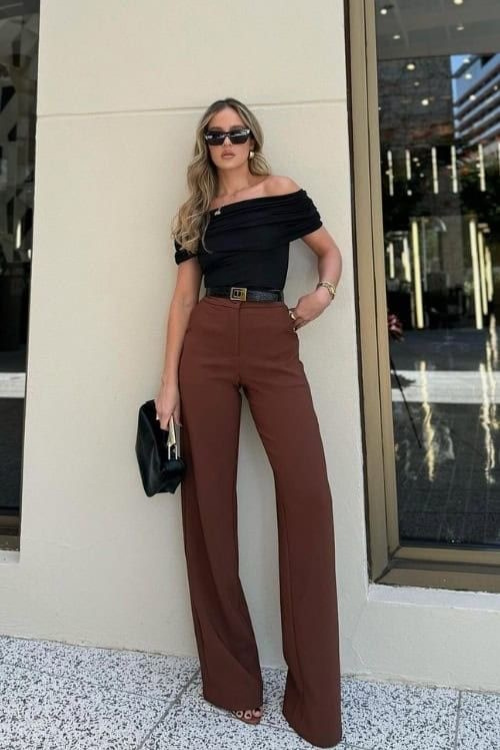20 Classy Brown Pants Outfits Perfect for Work, Coffee Dates, and Everyday Chic 20 Classy Brown Pants Outfits Perfect for Work, Coffee Dates, and Everyday Chic