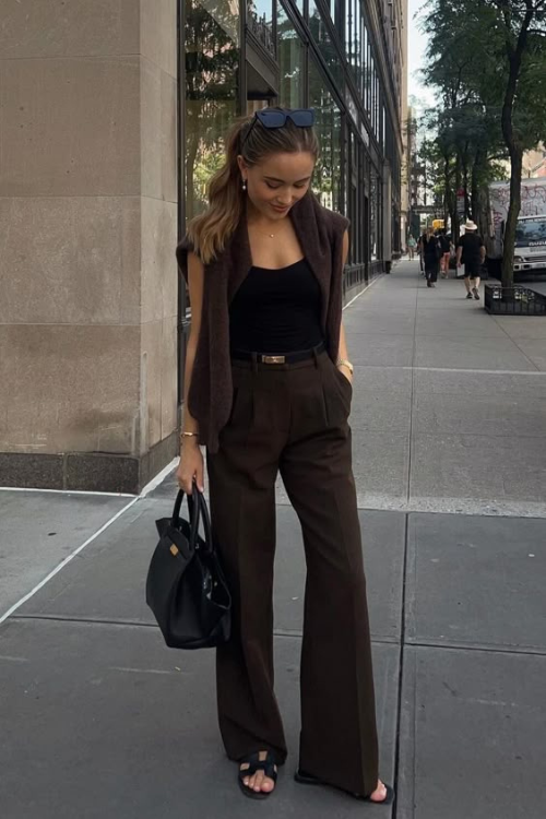 20 Classy Brown Pants Outfits Perfect for Work, Coffee Dates, and Everyday Chic 20 Classy Brown Pants Outfits Perfect for Work, Coffee Dates, and Everyday Chic
