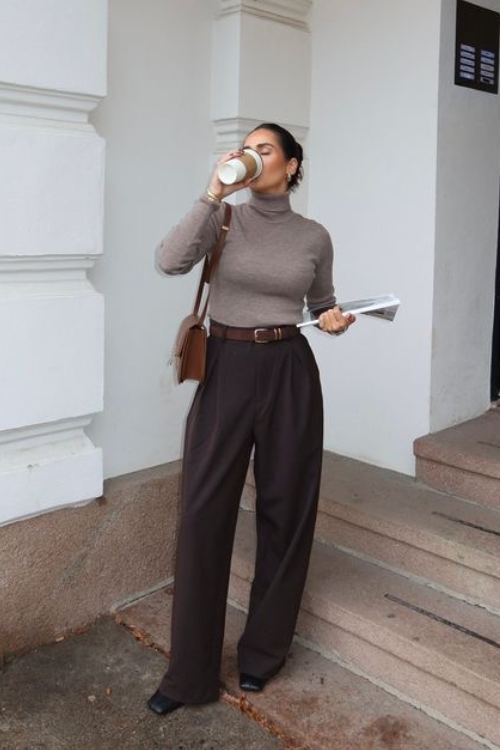20 Classy Brown Pants Outfits Perfect for Work, Coffee Dates, and Everyday Chic 20 Classy Brown Pants Outfits Perfect for Work, Coffee Dates, and Everyday Chic