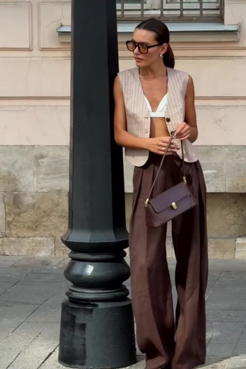 20 Classy Brown Pants Outfits Perfect for Work, Coffee Dates, and Everyday Chic 20 Classy Brown Pants Outfits Perfect for Work, Coffee Dates, and Everyday Chic