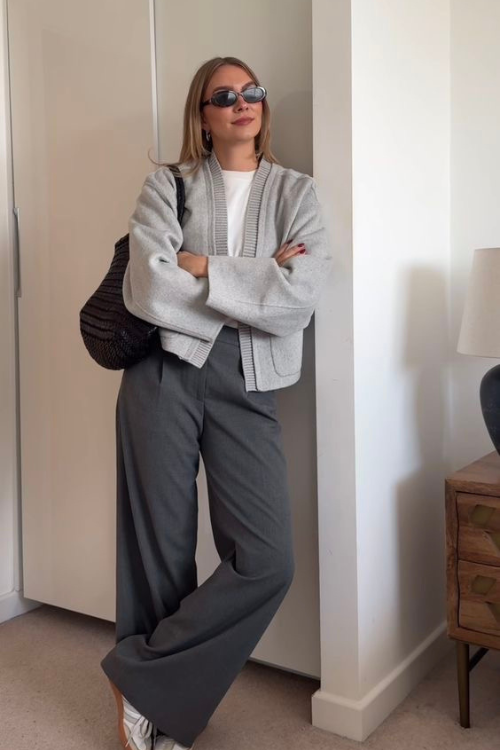 15 Chic Grey Pants Outfits That Prove Neutrals Are the New Power Move 15 Chic Grey Pants Outfits That Prove Neutrals Are the New Power Move