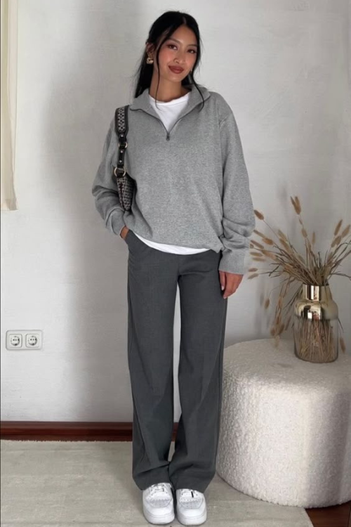 15 Chic Grey Pants Outfits That Prove Neutrals Are the New Power Move 15 Chic Grey Pants Outfits That Prove Neutrals Are the New Power Move