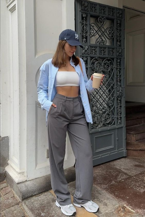15 Chic Grey Pants Outfits That Prove Neutrals Are the New Power Move 15 Chic Grey Pants Outfits That Prove Neutrals Are the New Power Move
