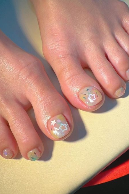 24 Cute Summer Toe Nails That Look Perfect in Sandals and Beach Photos 24 Cute Summer Toe Nails That Look Perfect in Sandals and Beach Photos