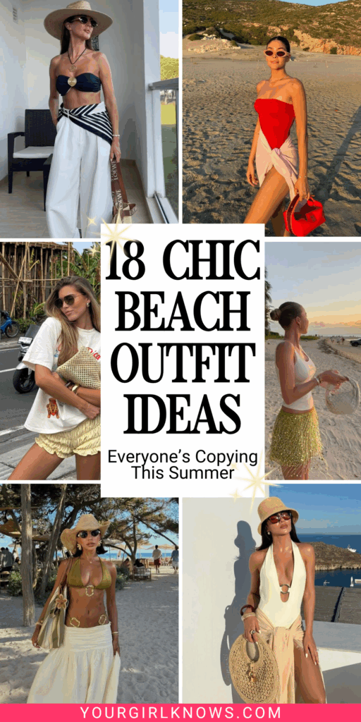 19 Chicest Beach Outfits That Belong in Your Summer Photo Dump 19 Chicest Beach Outfits That Belong in Your Summer Photo Dump