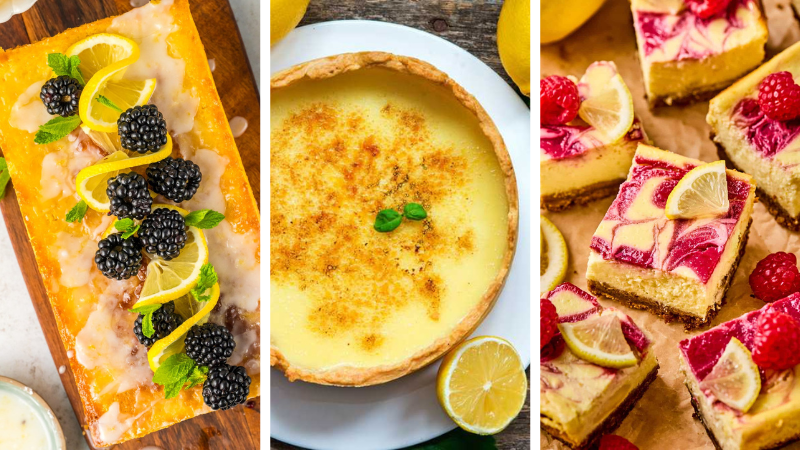 25 Zesty Lemon Dessert Recipes Perfect for Spring, Summer, and Cravings