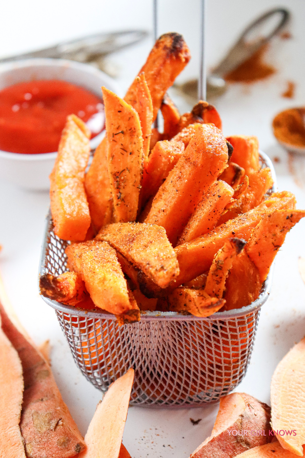 Air Fryer Sweet Potato Fries That Are Perfectly Crispy Every Time (Ready in Minutes) Air Fryer Sweet Potato Fries That Are Perfectly Crispy Every Time (Ready in Minutes)