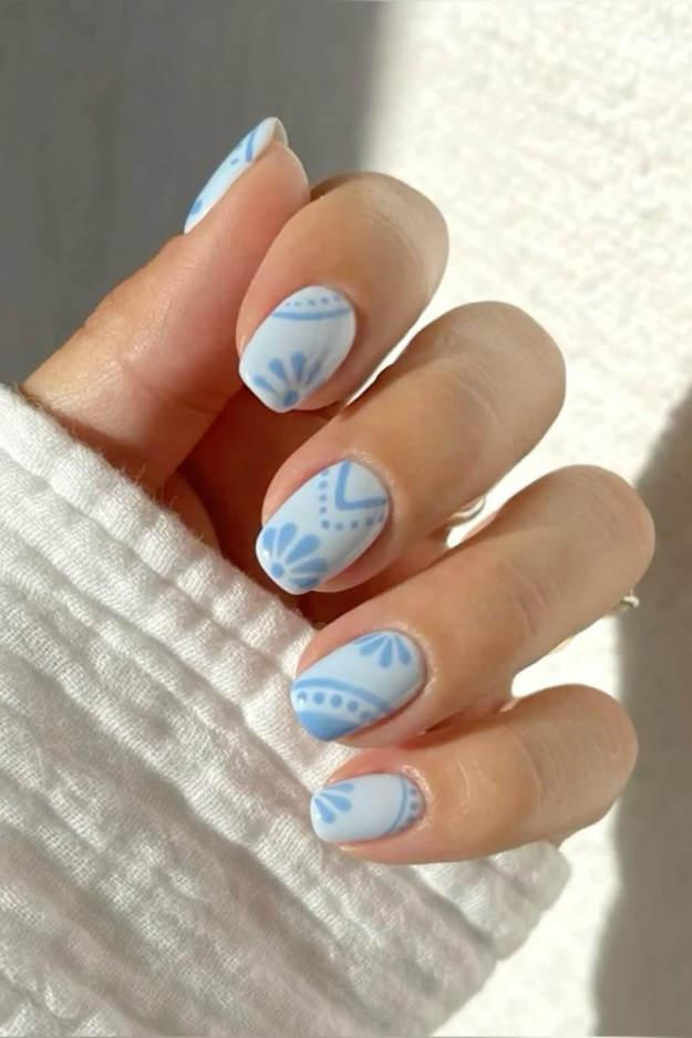 21 Blue Summer Nails That Are Way Prettier Than Your Usual Go-To Colors 21 Blue Summer Nails That Are Way Prettier Than Your Usual Go-To Colors