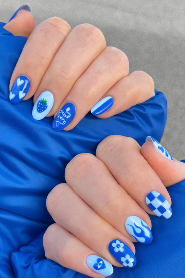 21 Blue Summer Nails That Are Way Prettier Than Your Usual Go-To Colors 21 Blue Summer Nails That Are Way Prettier Than Your Usual Go-To Colors