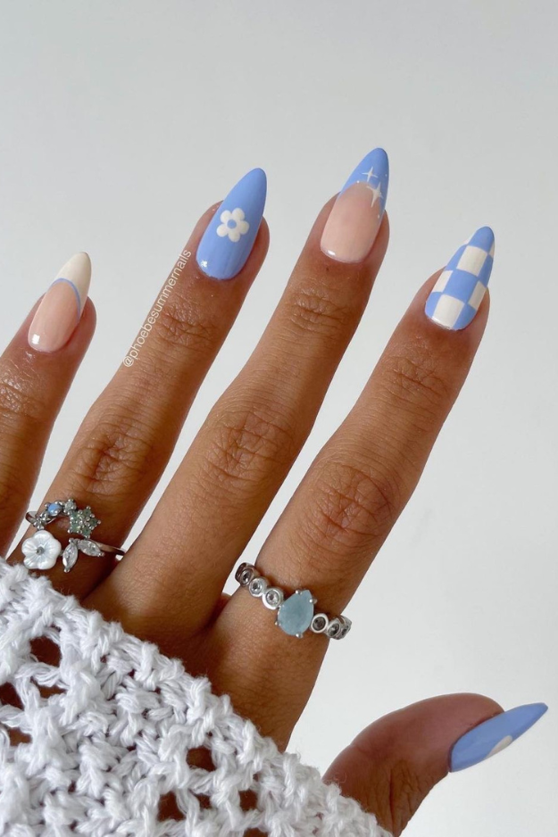 21 Blue Summer Nails That Are Way Prettier Than Your Usual Go-To Colors 21 Blue Summer Nails That Are Way Prettier Than Your Usual Go-To Colors