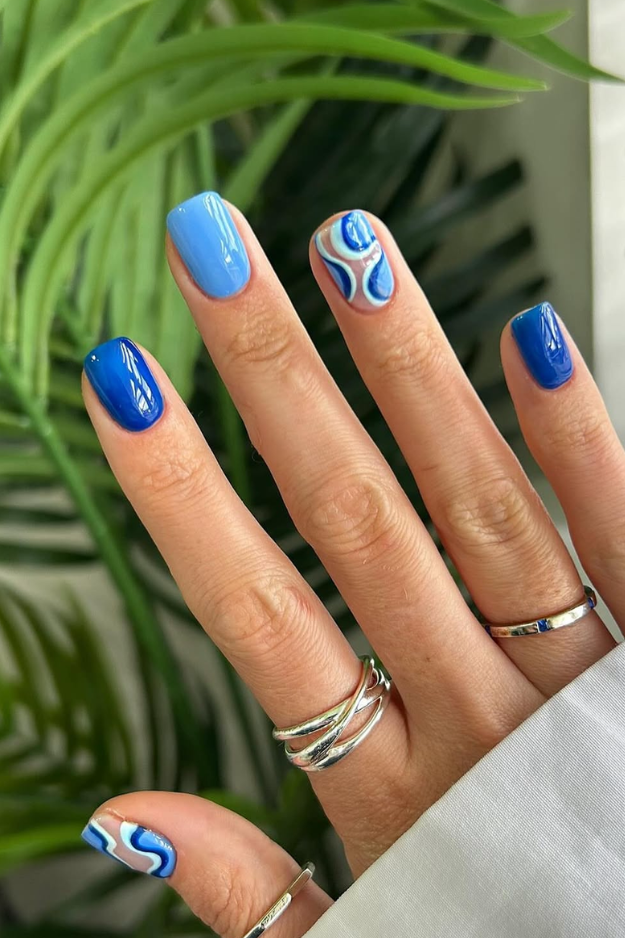 21 Blue Summer Nails That Are Way Prettier Than Your Usual Go-To Colors 21 Blue Summer Nails That Are Way Prettier Than Your Usual Go-To Colors