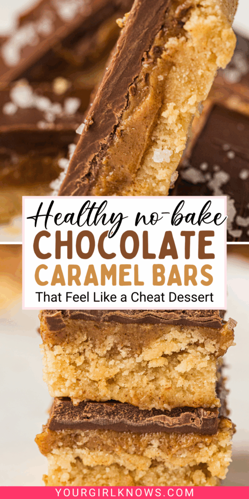 These Healthy No-Bake Caramel Chocolate Bars Taste Way Too Good to Be Healthy These Healthy No-Bake Caramel Chocolate Bars Taste Way Too Good to Be Healthy