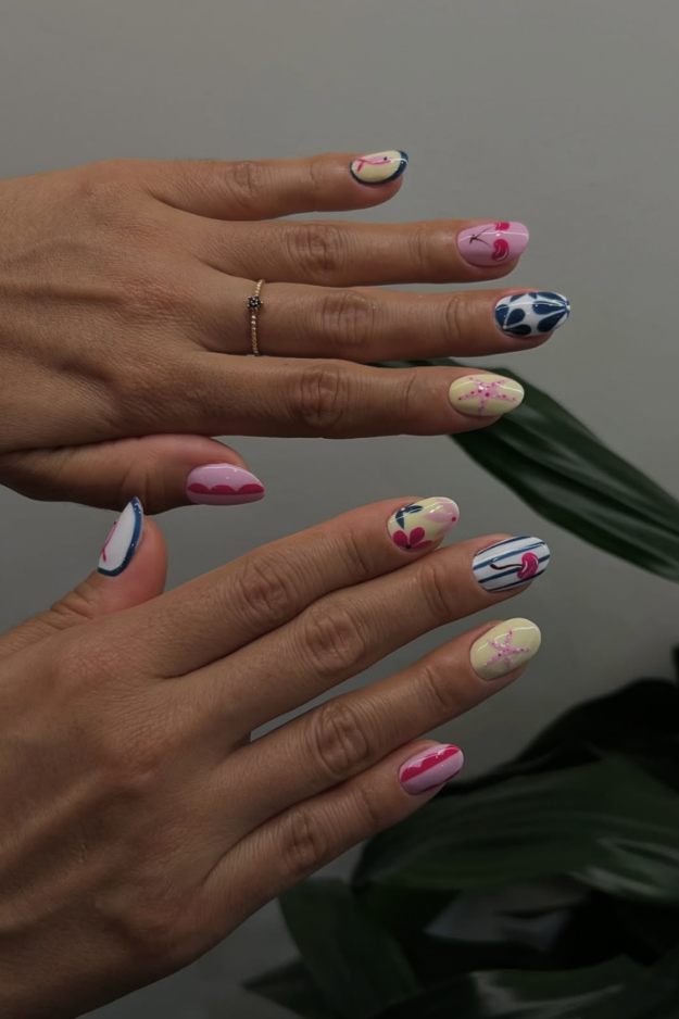 28 Short Summer Nails That Prove You Don’t Need Length to Look Cute 28 Short Summer Nails That Prove You Don’t Need Length to Look Cute