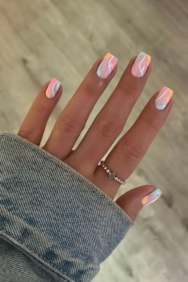 28 Short Summer Nails That Prove You Don’t Need Length to Look Cute 28 Short Summer Nails That Prove You Don’t Need Length to Look Cute