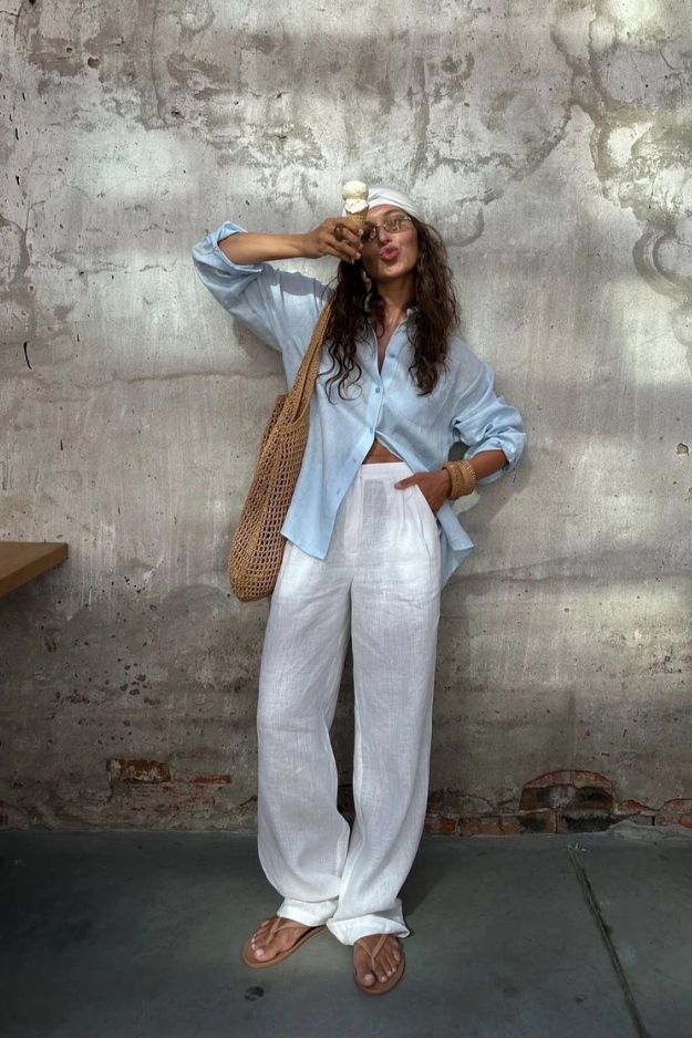 18 Effortless & Endlessly Stylish Linen Pants Outfits That Will Carry You Through Every Season 18 Effortless & Endlessly Stylish Linen Pants Outfits That Will Carry You Through Every Season