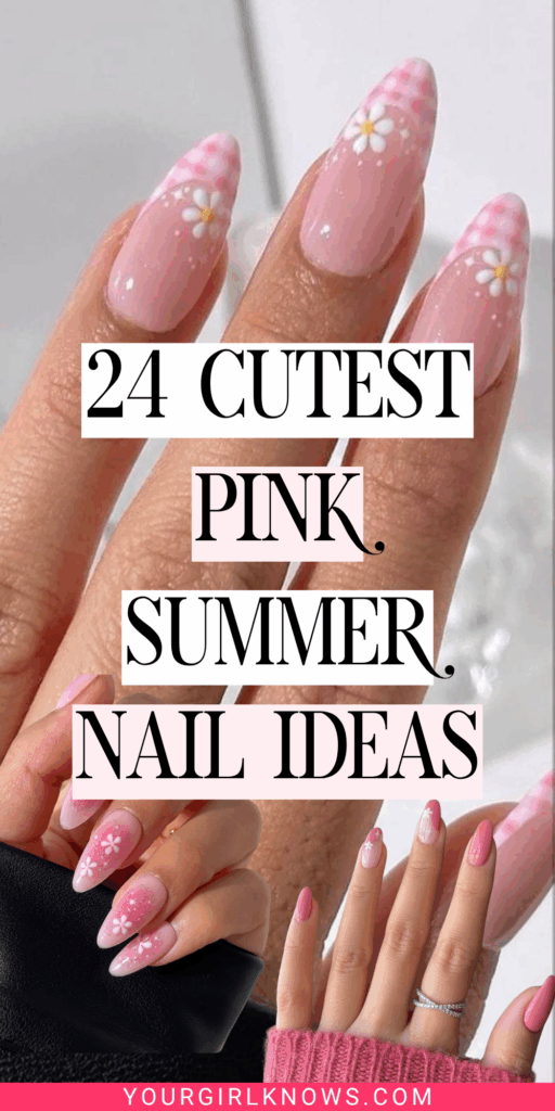 24 Pink Summer Nails That Feel Like Pool Days, Iced Drinks, and Golden Hour 24 Pink Summer Nails That Feel Like Pool Days, Iced Drinks, and Golden Hour