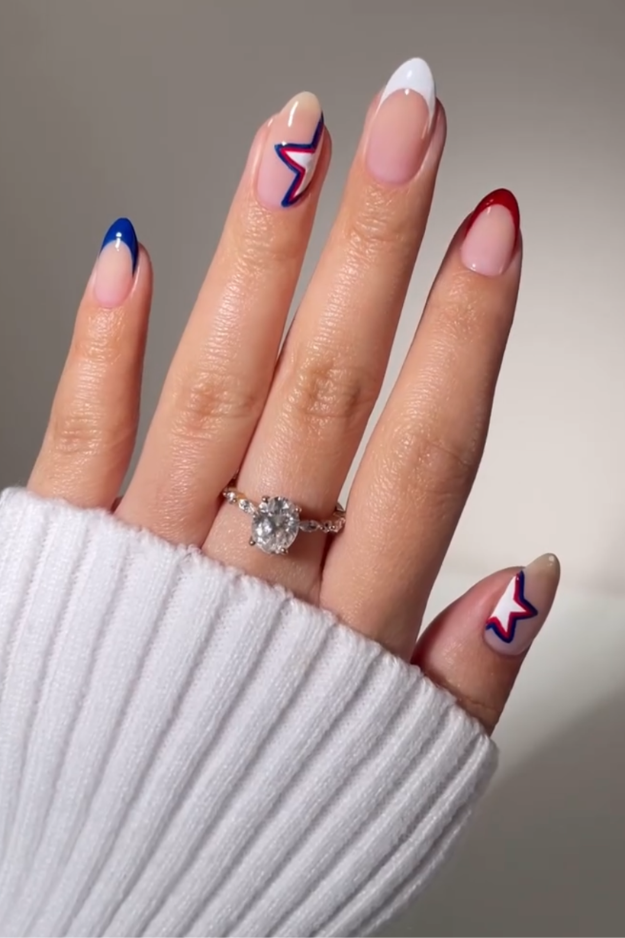 27 Cute 4th of July Nail ideas That Were Basically Made for Fireworks Photos 27 Cute 4th of July Nail ideas That Were Basically Made for Fireworks Photos
