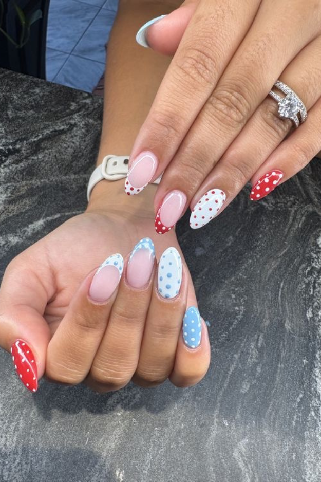 27 Cute 4th of July Nail ideas That Were Basically Made for Fireworks Photos 27 Cute 4th of July Nail ideas That Were Basically Made for Fireworks Photos