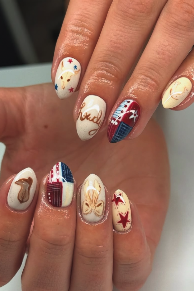 27 Cute 4th of July Nail ideas That Were Basically Made for Fireworks Photos 27 Cute 4th of July Nail ideas That Were Basically Made for Fireworks Photos