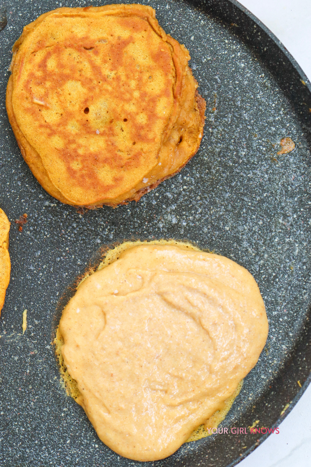 Pumpkin Pancakes With Thick Fluffy Stacks and Maple Syrup Running Everywhere Pumpkin Pancakes With Thick Fluffy Stacks and Maple Syrup Running Everywhere