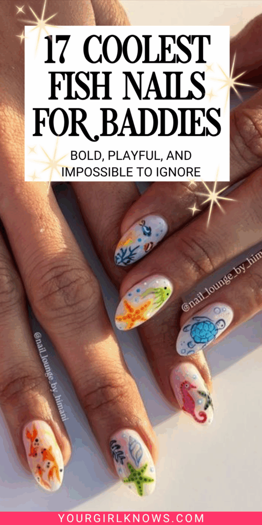 17 Statement Fish Nails That Were Definitely Made to Get Compliments 17 Statement Fish Nails That Were Definitely Made to Get Compliments
