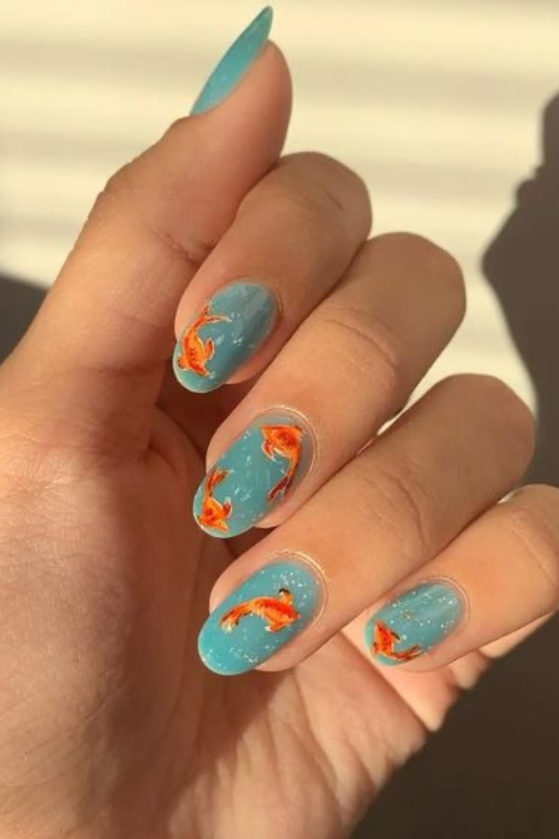 17 Statement Fish Nails That Were Definitely Made to Get Compliments 17 Statement Fish Nails That Were Definitely Made to Get Compliments