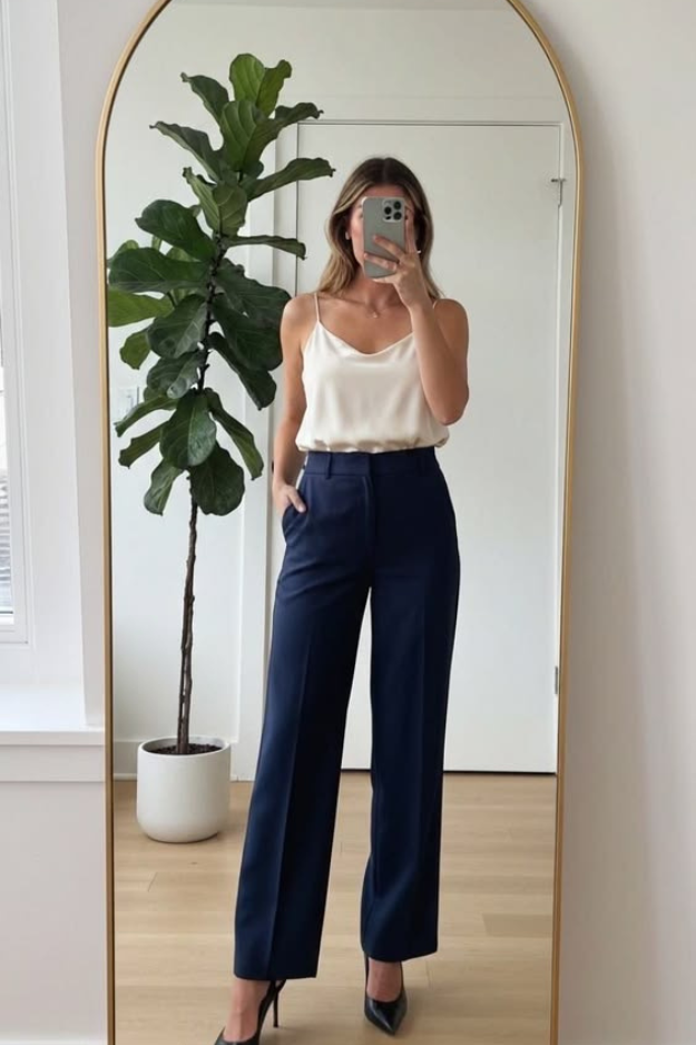 Classy Navy Blue Pants Outfits That Make Getting Dressed Feel Effortless Classy Navy Blue Pants Outfits That Make Getting Dressed Feel Effortless