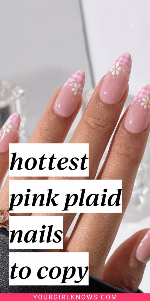 12 Pink Plaid Nails So Pretty, They Belong on a Pinterest Mood Board 12 Pink Plaid Nails So Pretty, They Belong on a Pinterest Mood Board
