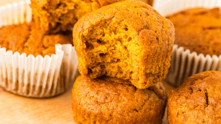 Pumpkin Muffins With Tall Bakery-Style Tops and the Softest Spiced Centers