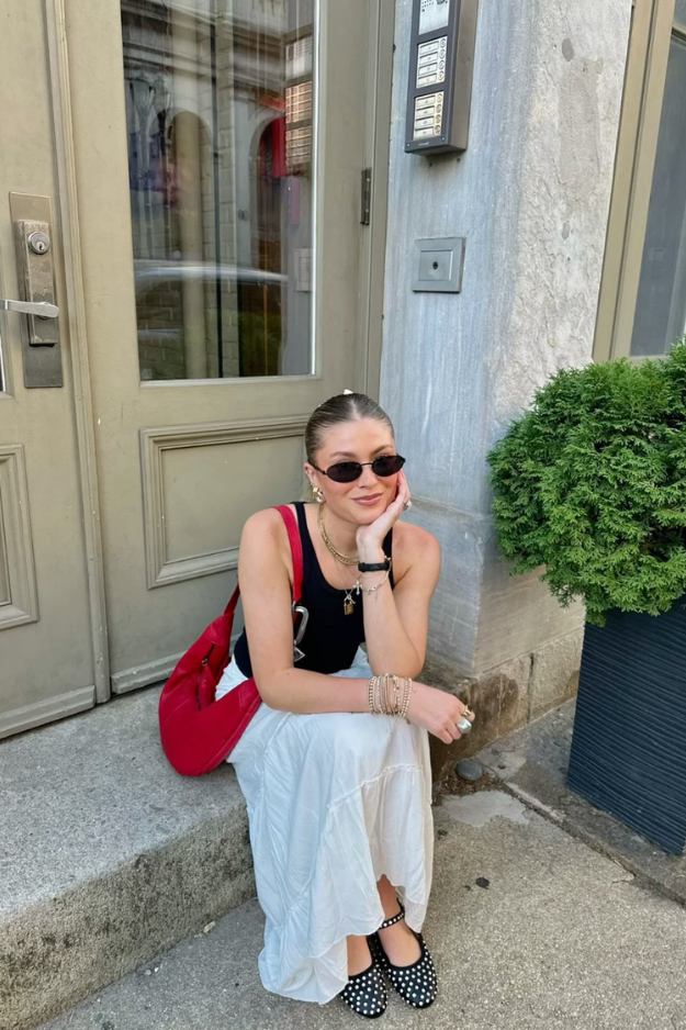 22 Chic Summer Ballet Flat Outfits That Feel Straight Out of a European Vacation 22 Chic Summer Ballet Flat Outfits That Feel Straight Out of a European Vacation