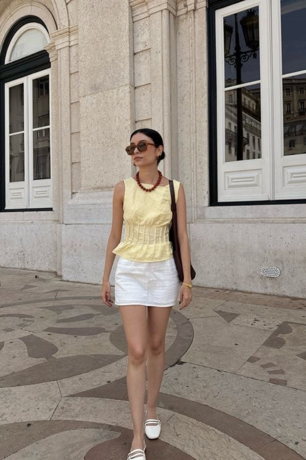 22 Chic Summer Ballet Flat Outfits That Feel Straight Out of a European Vacation 22 Chic Summer Ballet Flat Outfits That Feel Straight Out of a European Vacation