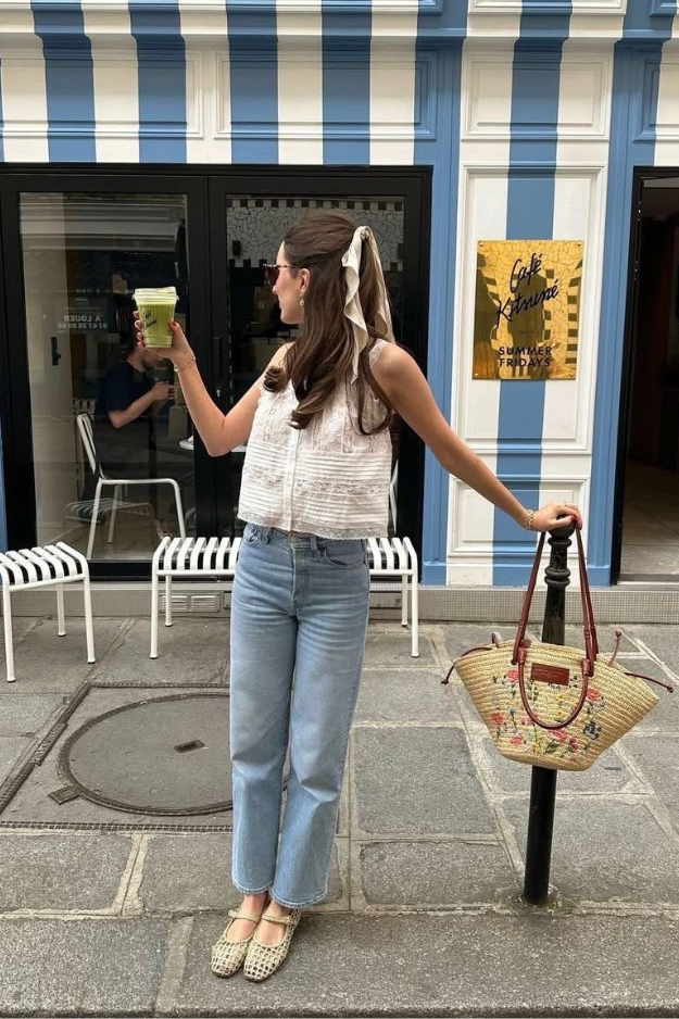 22 Chic Summer Ballet Flat Outfits That Feel Straight Out of a European Vacation 22 Chic Summer Ballet Flat Outfits That Feel Straight Out of a European Vacation