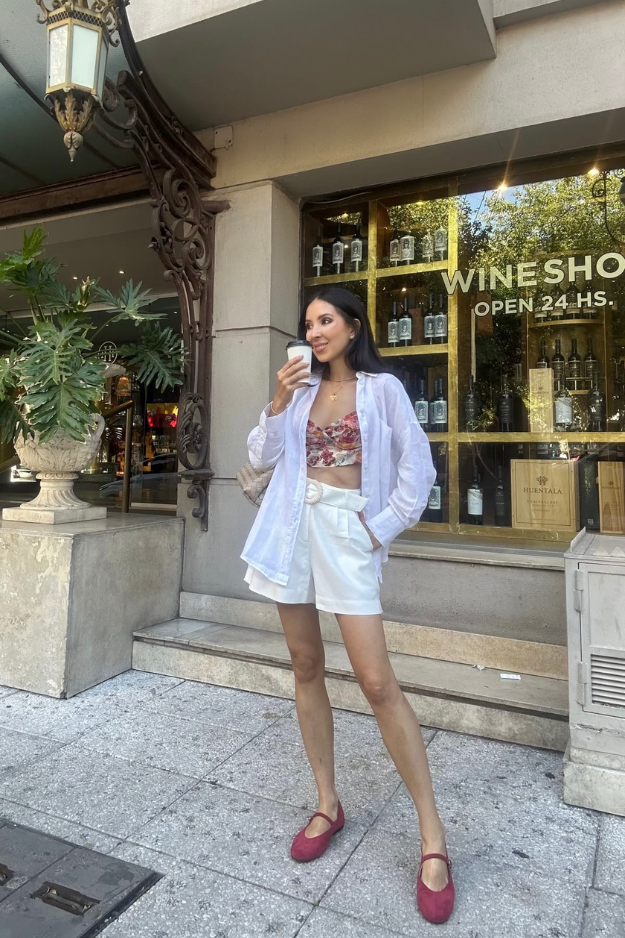 22 Chic Summer Ballet Flat Outfits That Feel Straight Out of a European Vacation 22 Chic Summer Ballet Flat Outfits That Feel Straight Out of a European Vacation