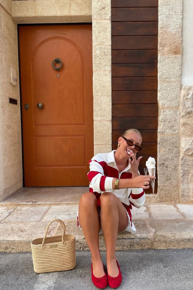 22 Chic Summer Ballet Flat Outfits That Feel Straight Out of a European Vacation 22 Chic Summer Ballet Flat Outfits That Feel Straight Out of a European Vacation