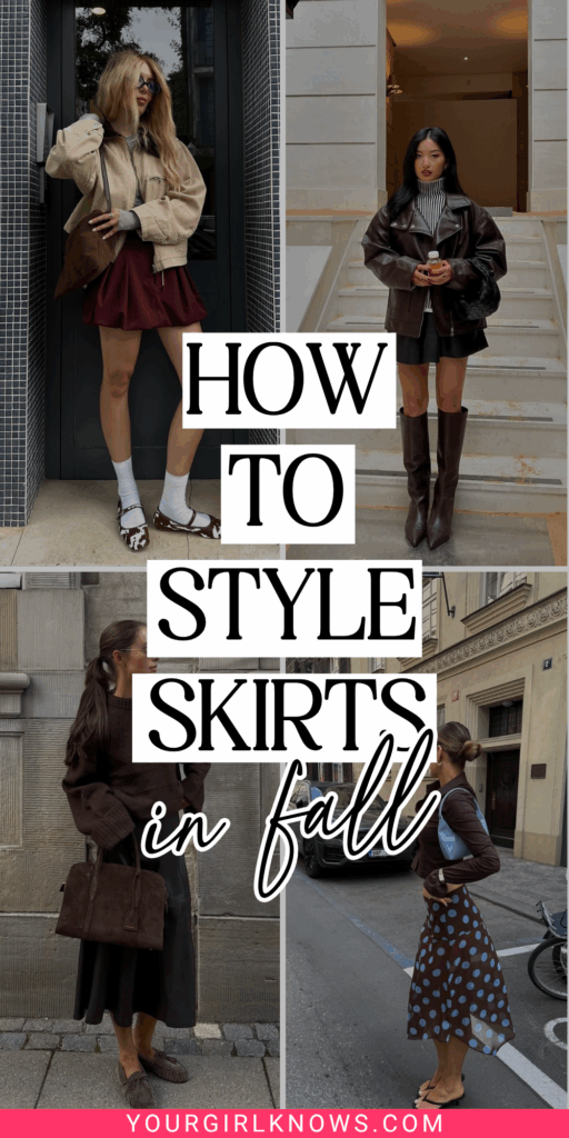 19 Fall Skirt Outfits That Make You Want to Ditch Jeans for the Rest of the Season 19 Fall Skirt Outfits That Make You Want to Ditch Jeans for the Rest of the Season